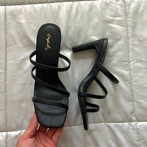 BRAND NEW, black heels. Various sizes.